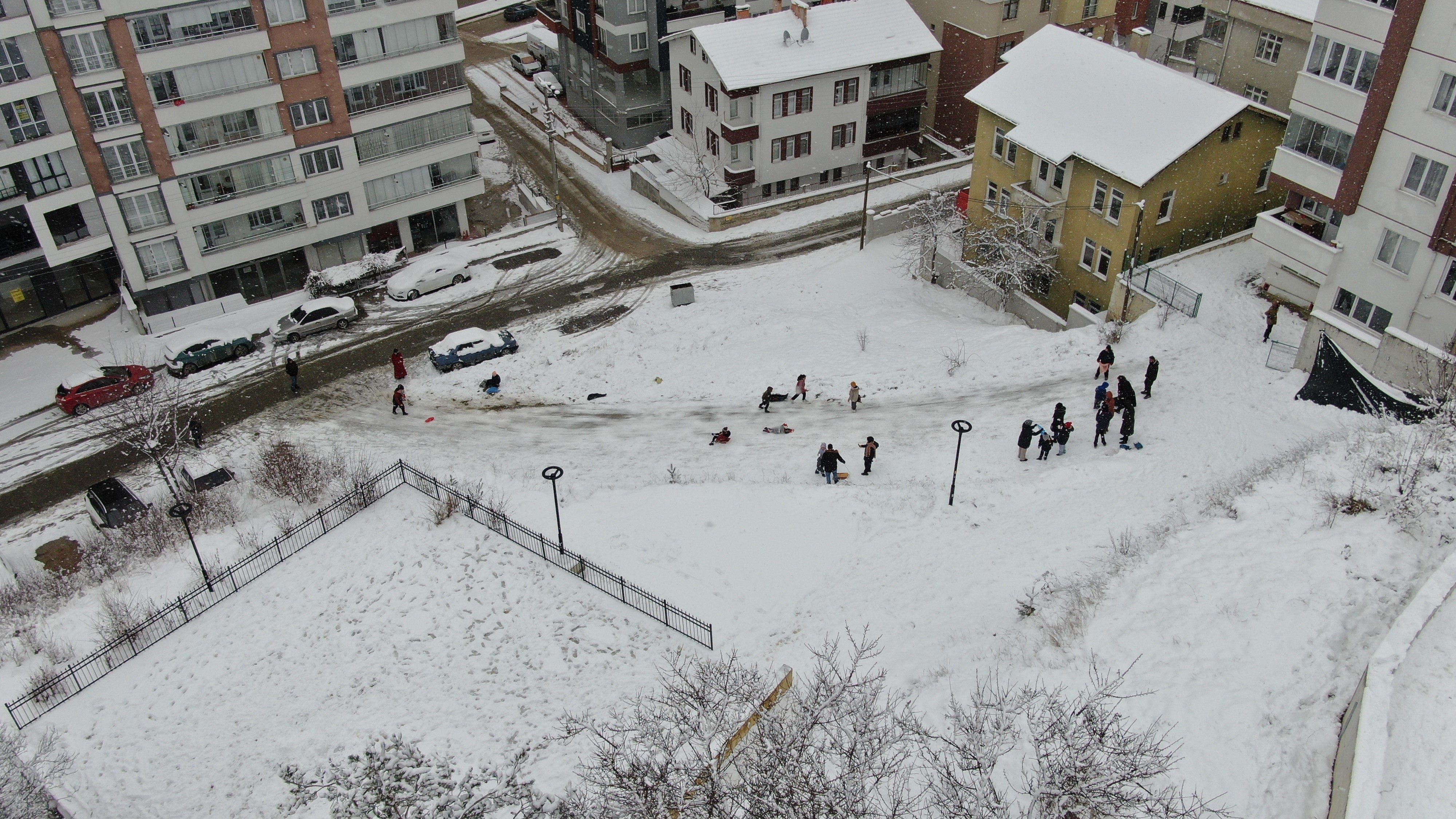 Kastamonu'da Kar Tatilinin Keyfini Çocuklar Çıkardı 72