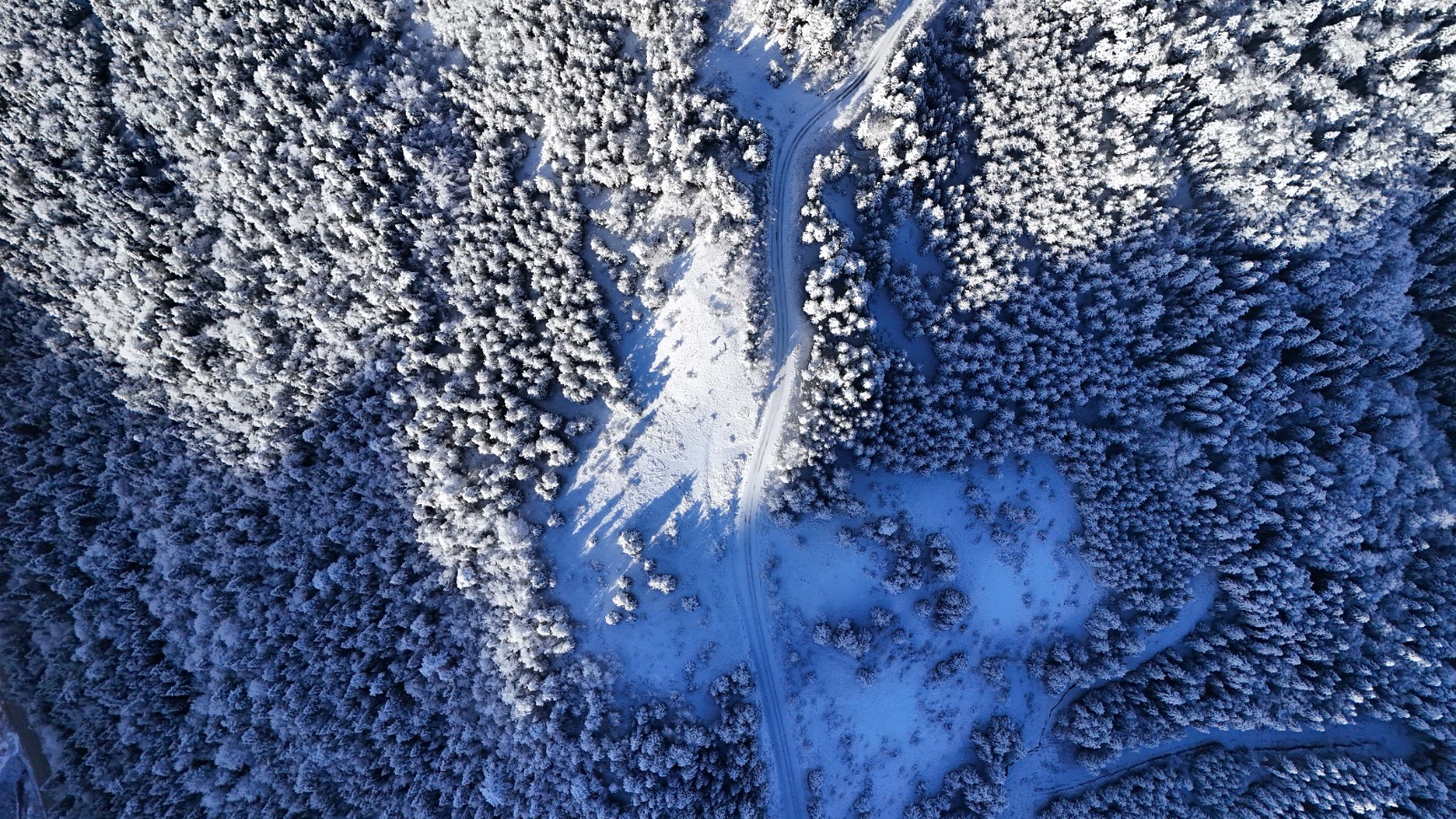 Kastamonu'da Kar Ve Sis Birleşti Büyüleyici Manzara Havadan Görüntülendi 4
