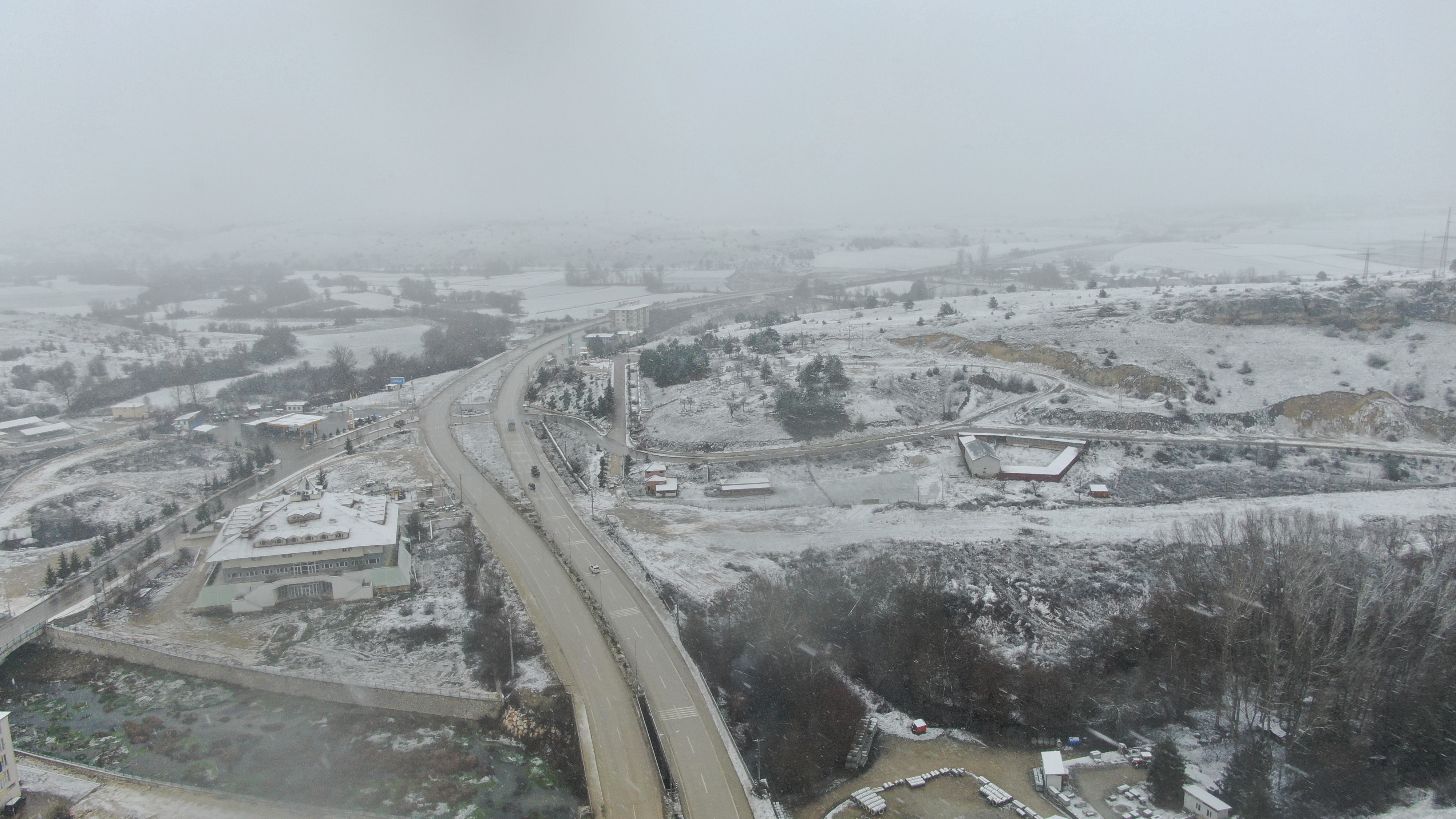 Kastamonu'da Kar Yağışı Etkili Oldu İlçeler Beyaza Büründü 12