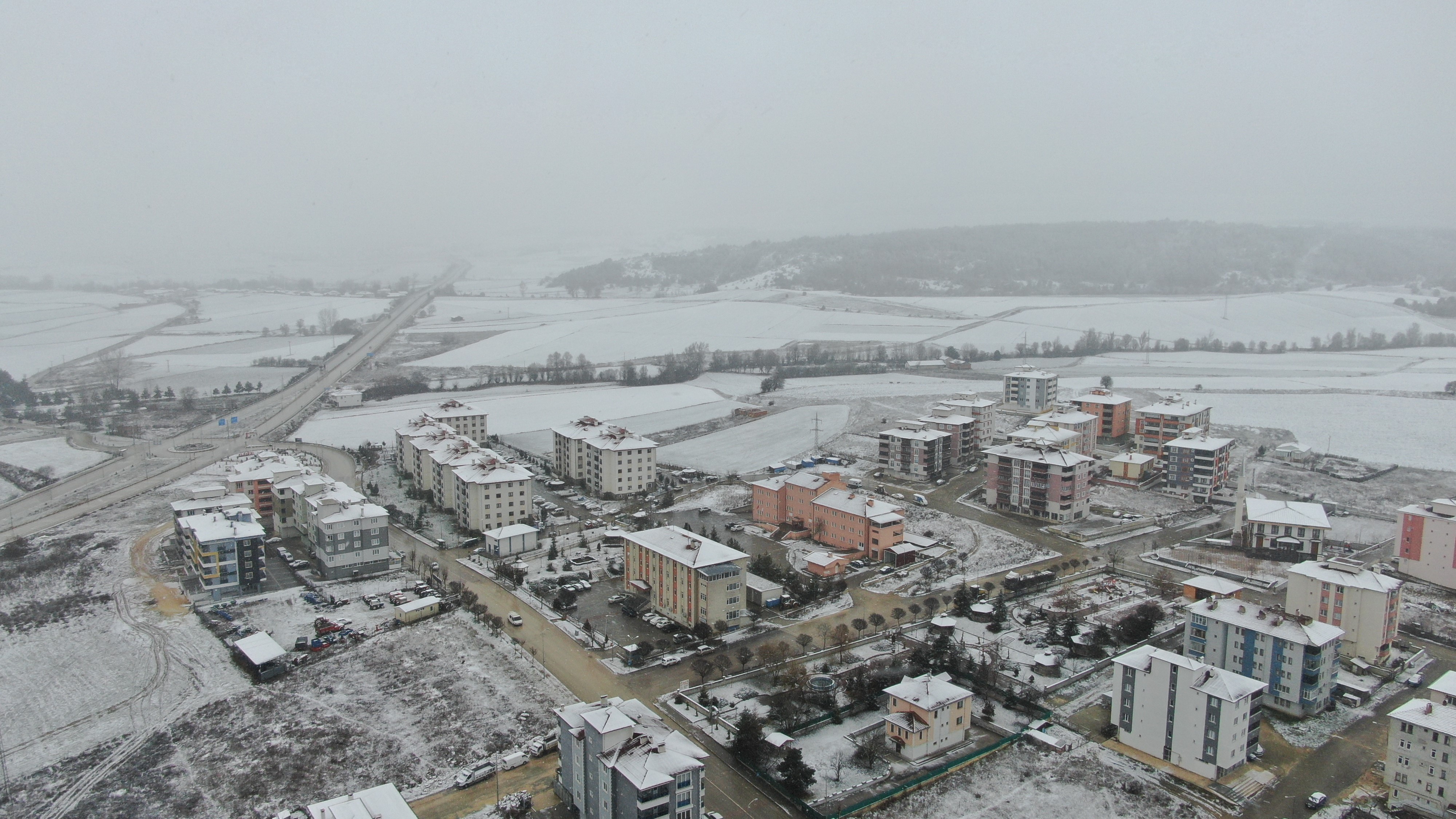 Kastamonu'da Kar Yağışı Etkili Oldu İlçeler Beyaza Büründü 13