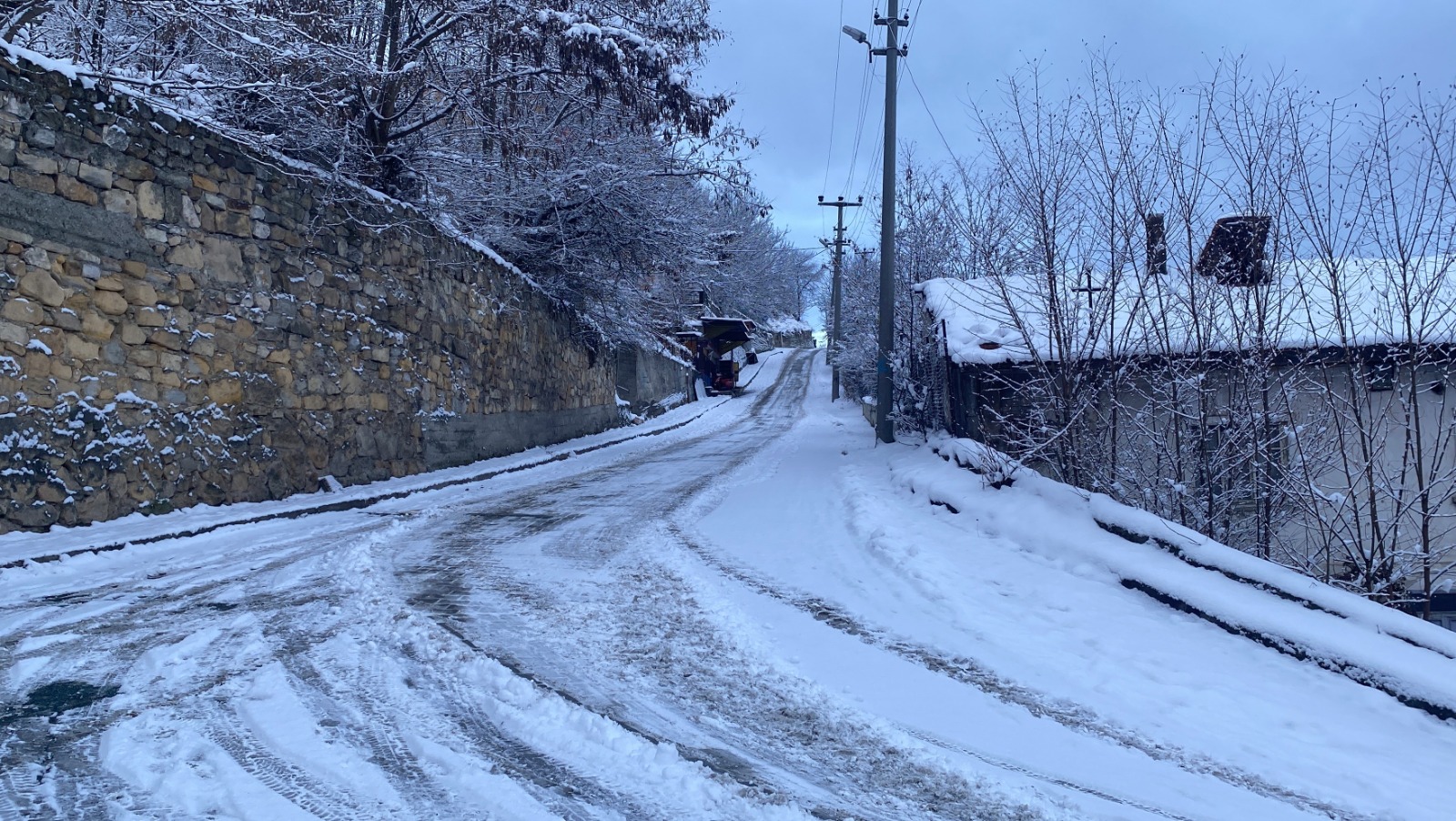 Kastamonu'da Kar Yeniden Başladı İl Merkezi Beyaza Büründü 4