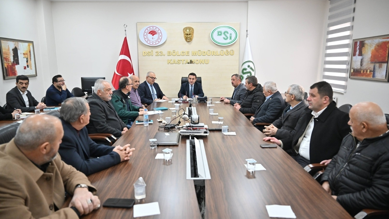 Kastamonu’da Kritik Buluşma Sulama Projeleri Masada (1)