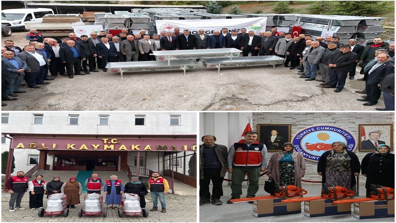 Kastamonu’da Üreticiye Milyonluk Hibe Ekipmanlar Dağıtıldı (1)