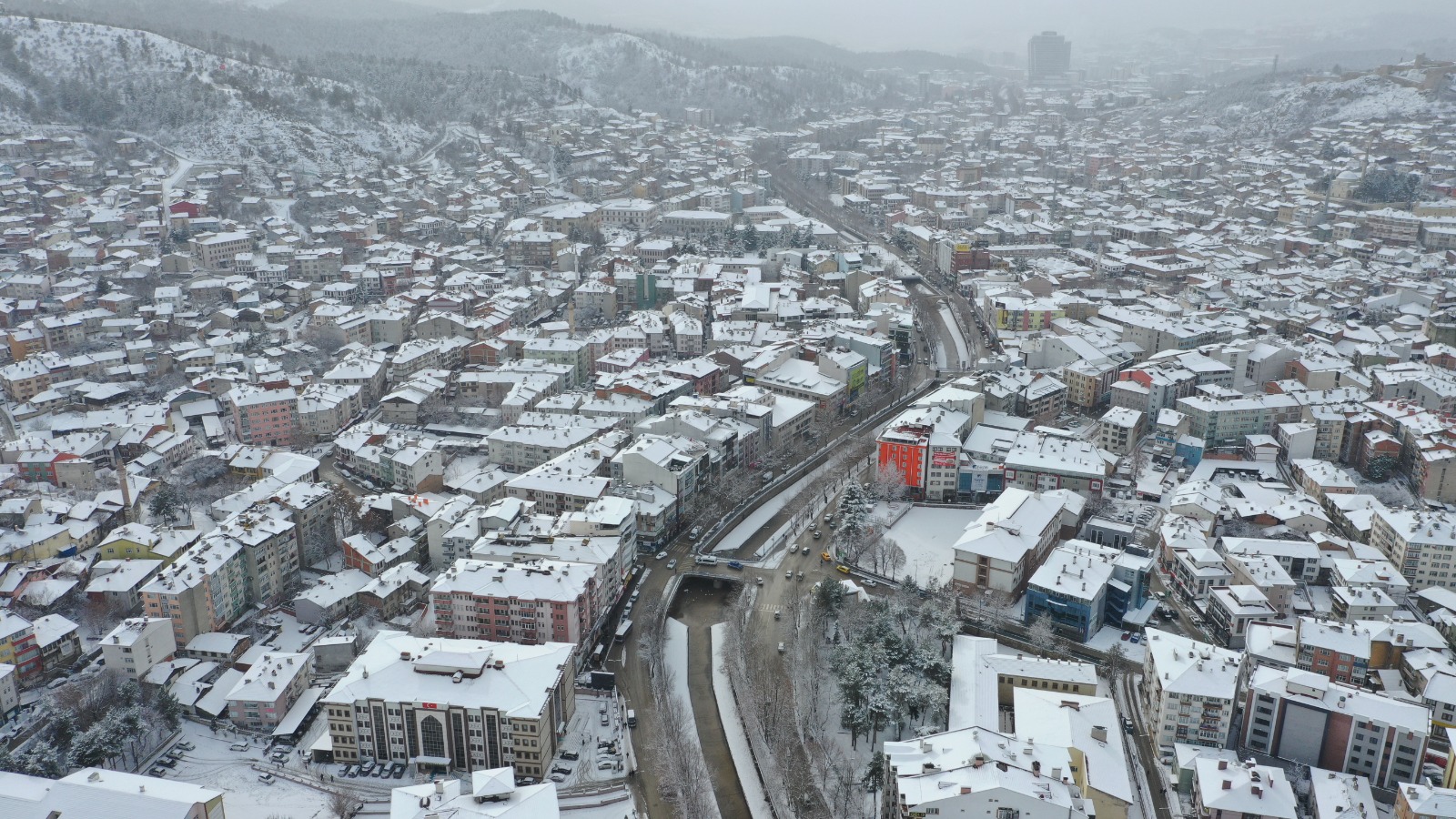 Kastamonu'da Yoğun Kar Yağışı Etkisini Gösterdi 2222