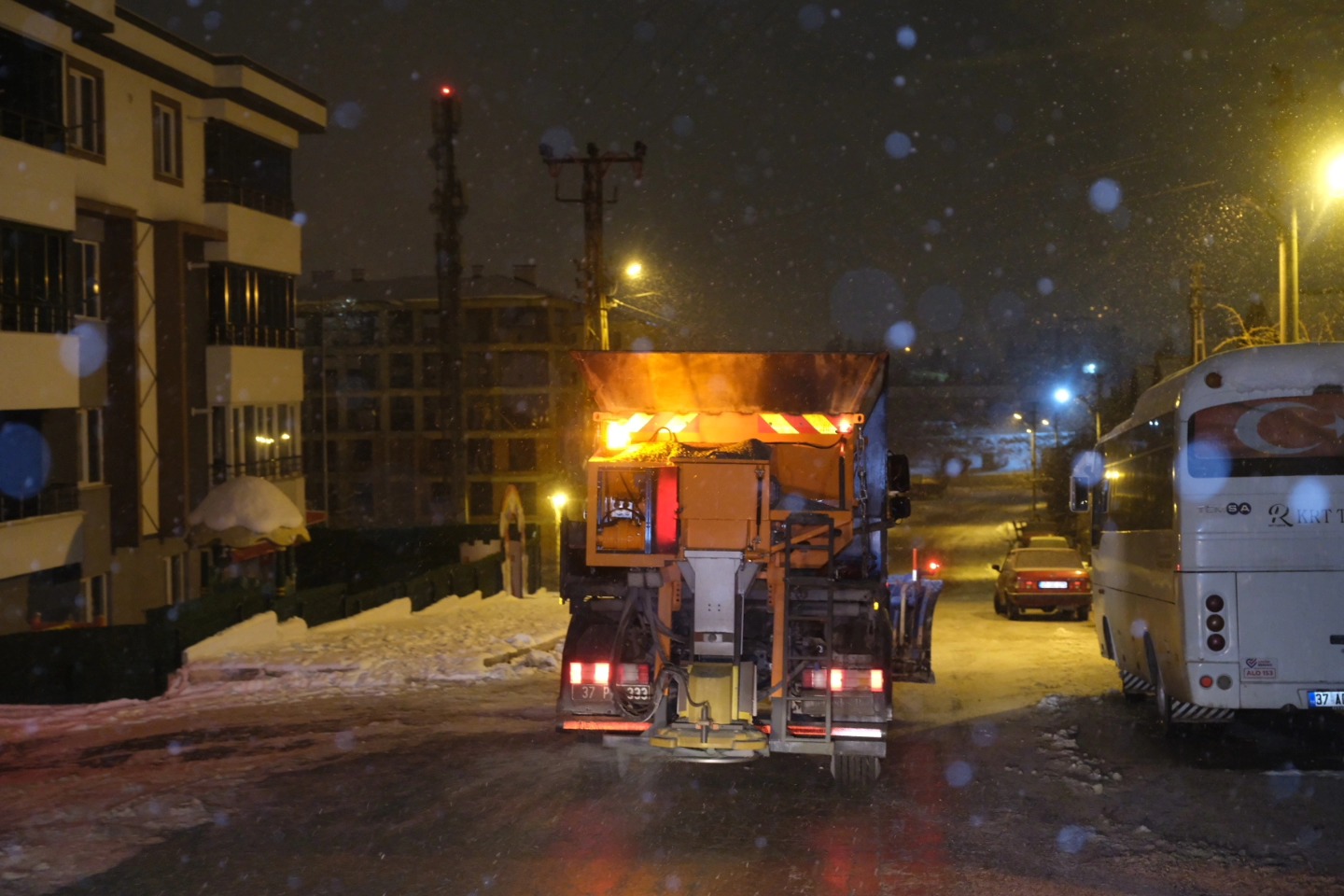 Kastamonu'da Yoğun Mesai Karla Mücadele Aralıksız Devam Ediyor 11