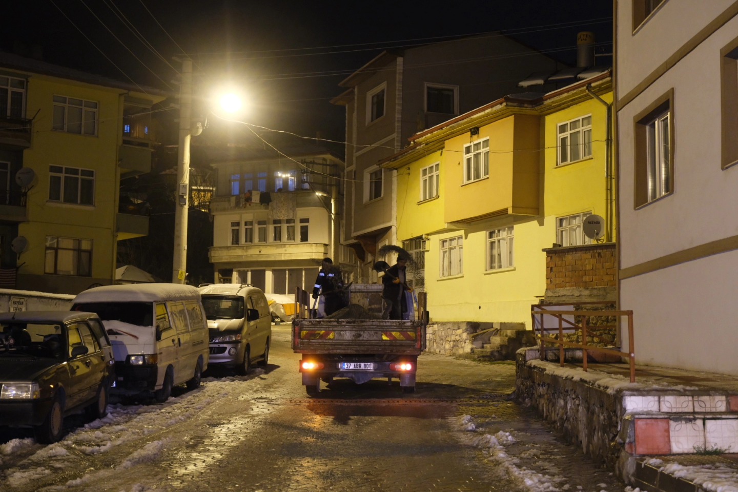 Kastamonu'da Yoğun Mesai Karla Mücadele Aralıksız Devam Ediyor 12