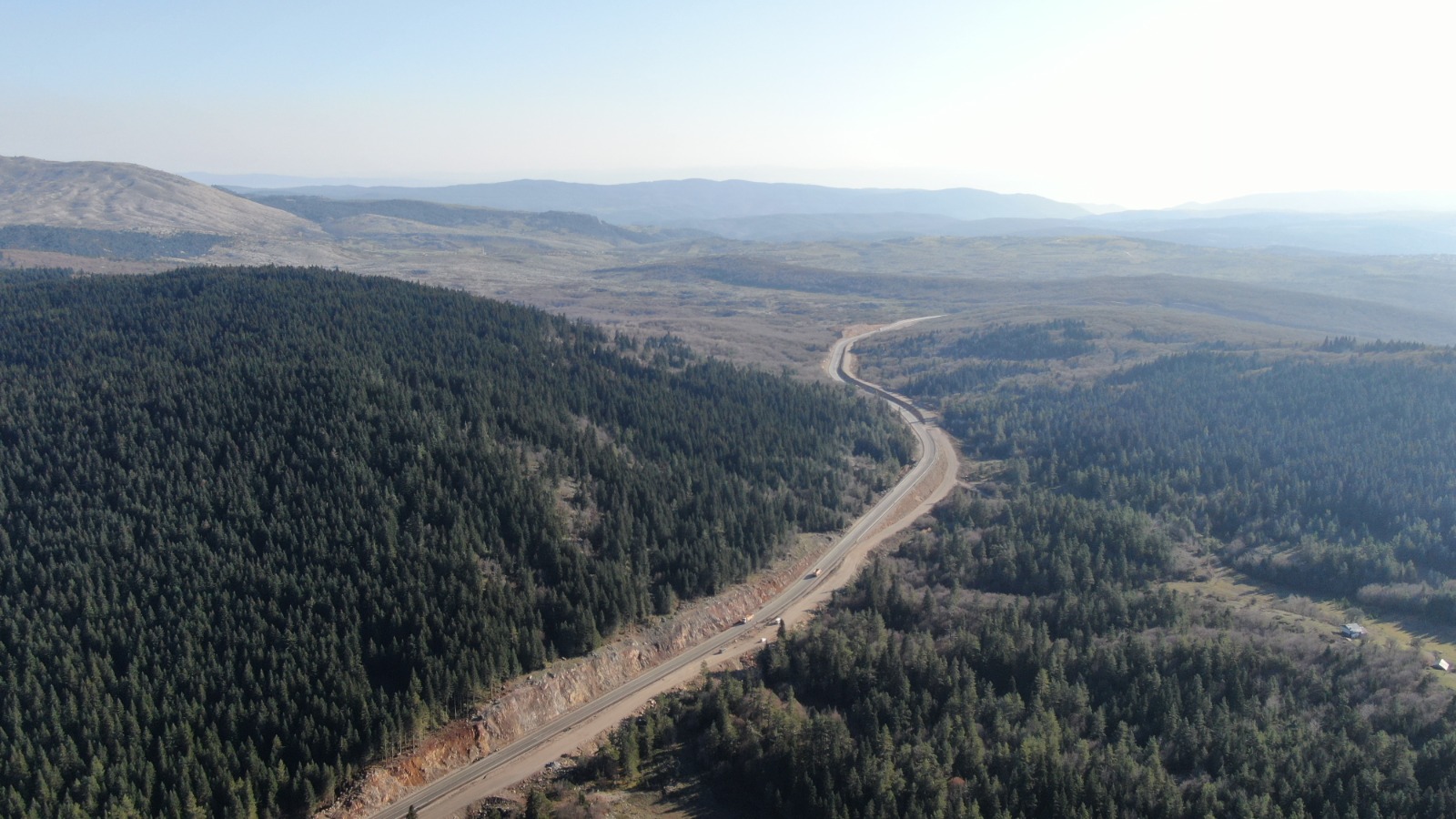 Kastamonu'daki Heyelanların Yaşandığı Dağ Çelik Ağlarla Örülüyor 51