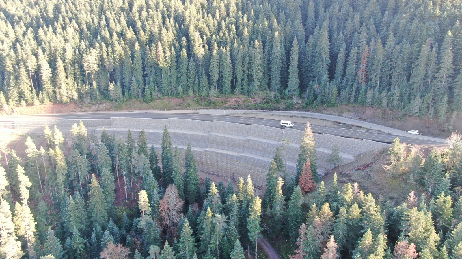 Kastamonu'daki Heyelanların Yaşandığı Dağ Çelik Ağlarla Örülüyor 53