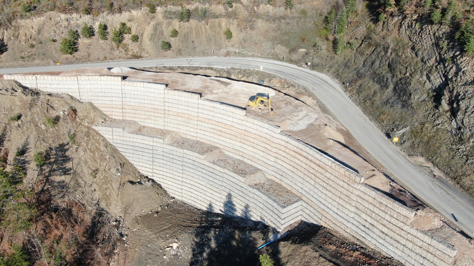 Kastamonu'daki Heyelanların Yaşandığı Dağ Çelik Ağlarla Örülüyor 54
