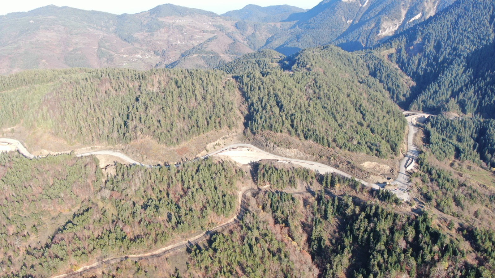 Kastamonu'daki Heyelanların Yaşandığı Dağ Çelik Ağlarla Örülüyor 58