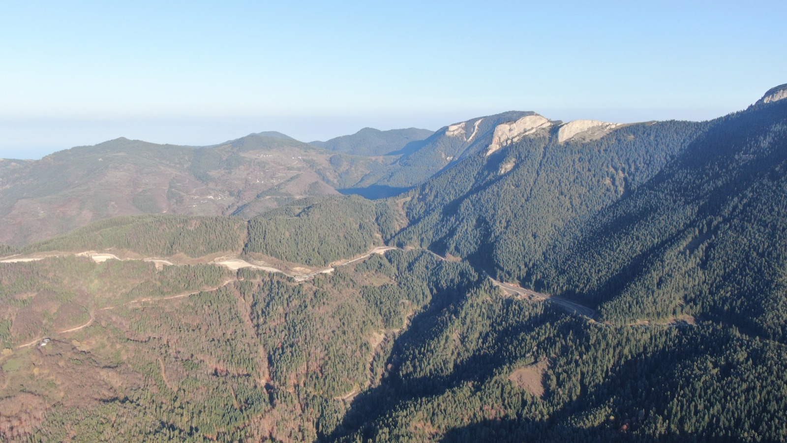 Kastamonu'daki Heyelanların Yaşandığı Dağ Çelik Ağlarla Örülüyor 88