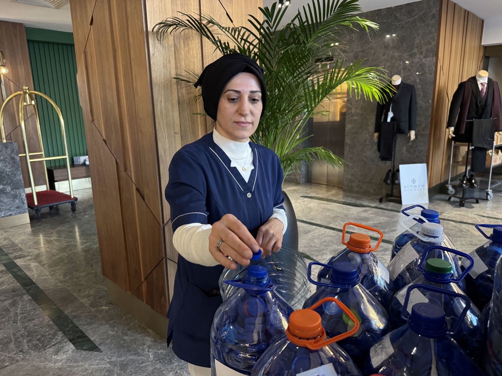 Kastamonu'daki Otelde Toplanan Kapaklar, Engellilere Tekerlekli Sandalye Oluyor 4444