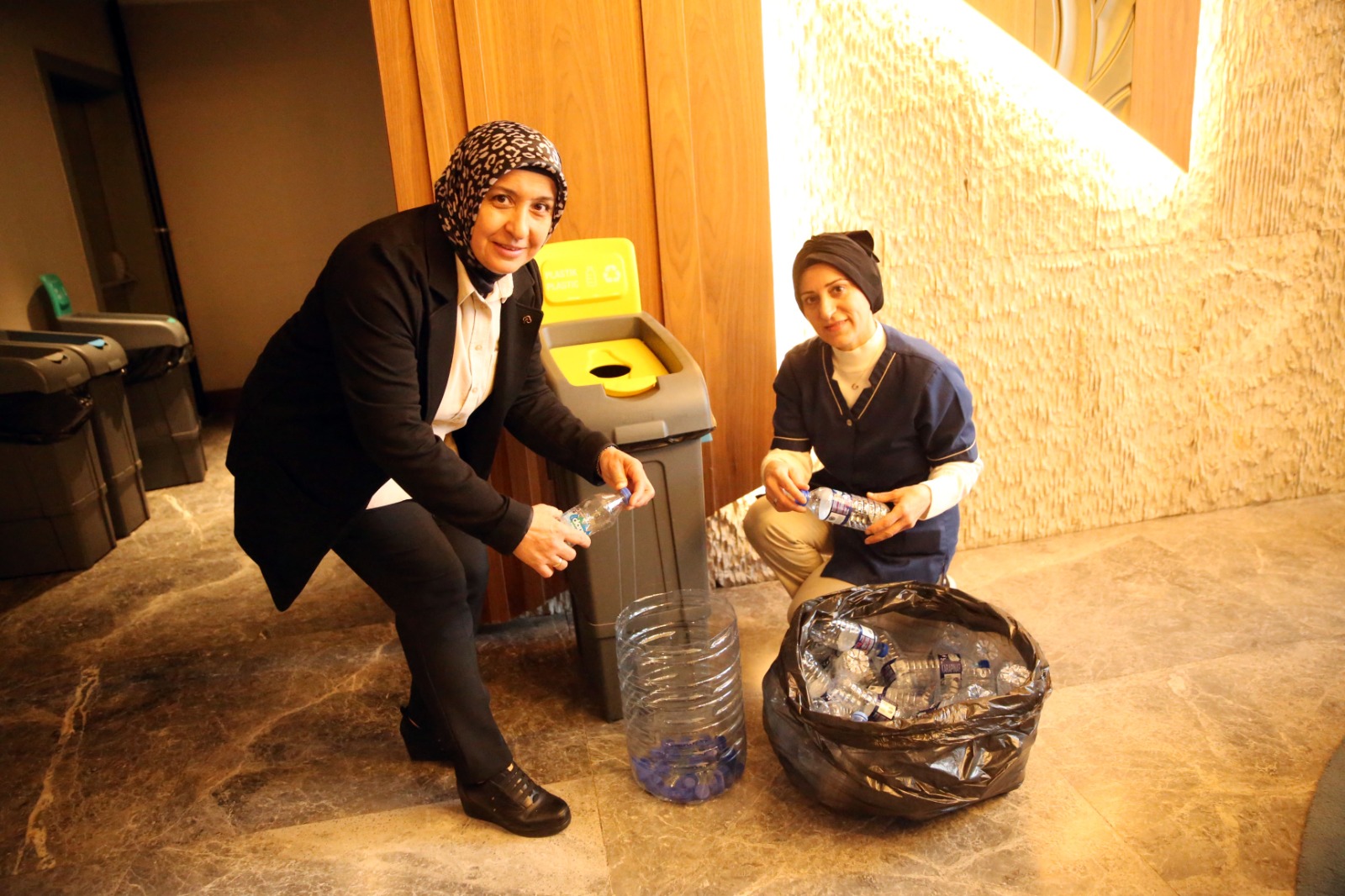 Kastamonu'daki Otelde Toplanan Kapaklar, Engellilere Tekerlekli Sandalye Oluyor 6