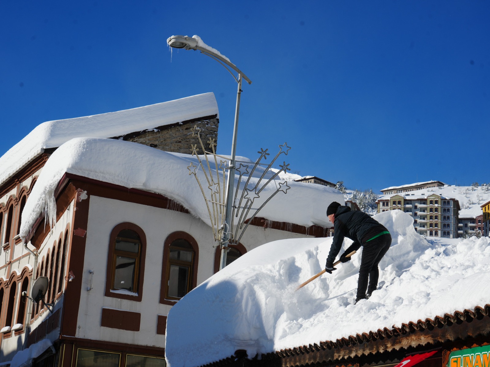 Kastamonu'nun Ilçelerinde Kar Kalınlığı 1,5 Metreyi Aştı Ortaya Çıkan Manzara Şaşırttı 7