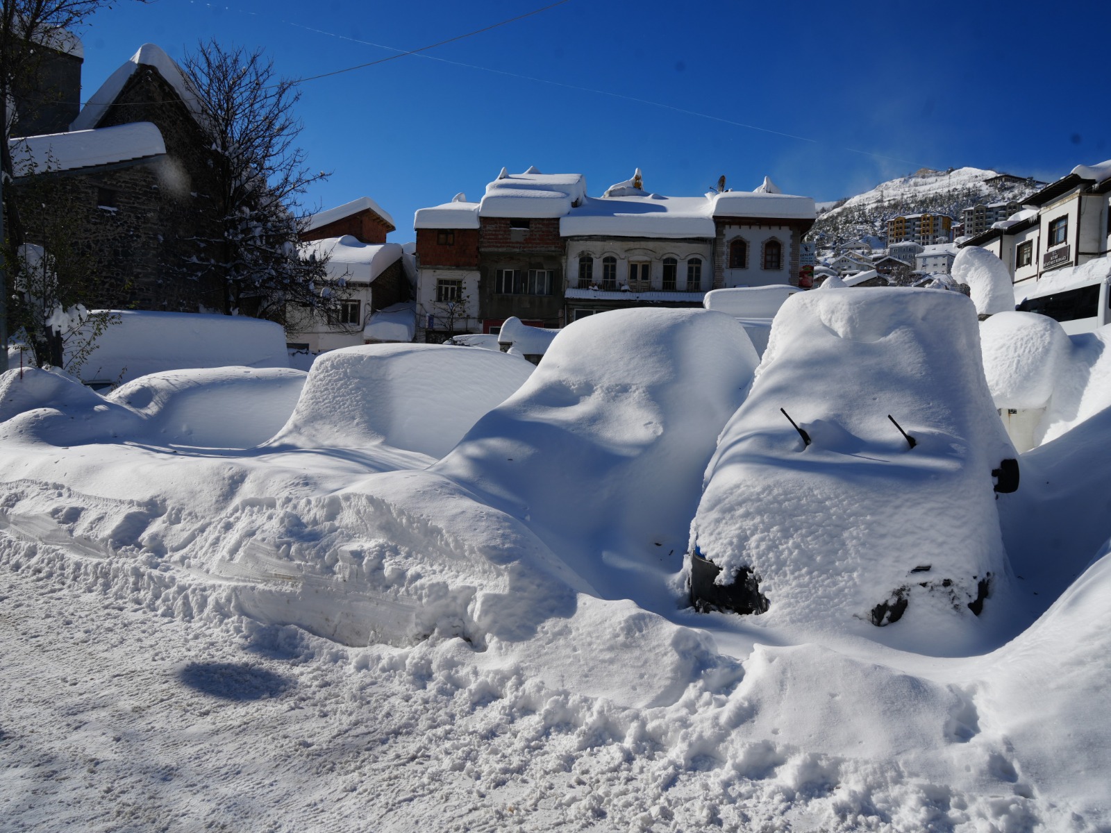 Kastamonu'nun Ilçelerinde Kar Kalınlığı 1,5 Metreyi Aştı Ortaya Çıkan Manzara Şaşırttı 8