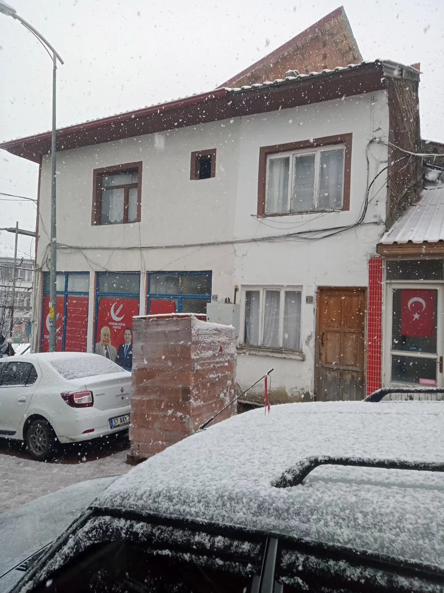 Kastamonu'nun Ilçesinde Kış Kendini Gösterdi Kar Yağışı Etkili Oldu 2
