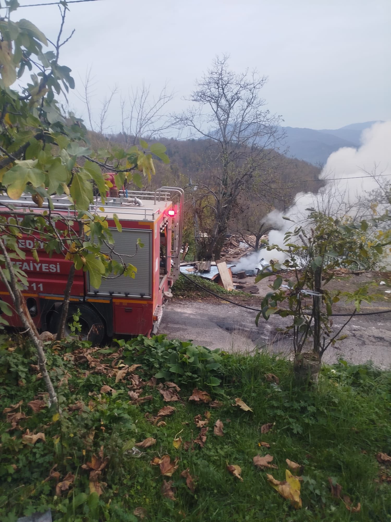 Kastamonu'nun Ilçesinde Odunluk Yandı! 4