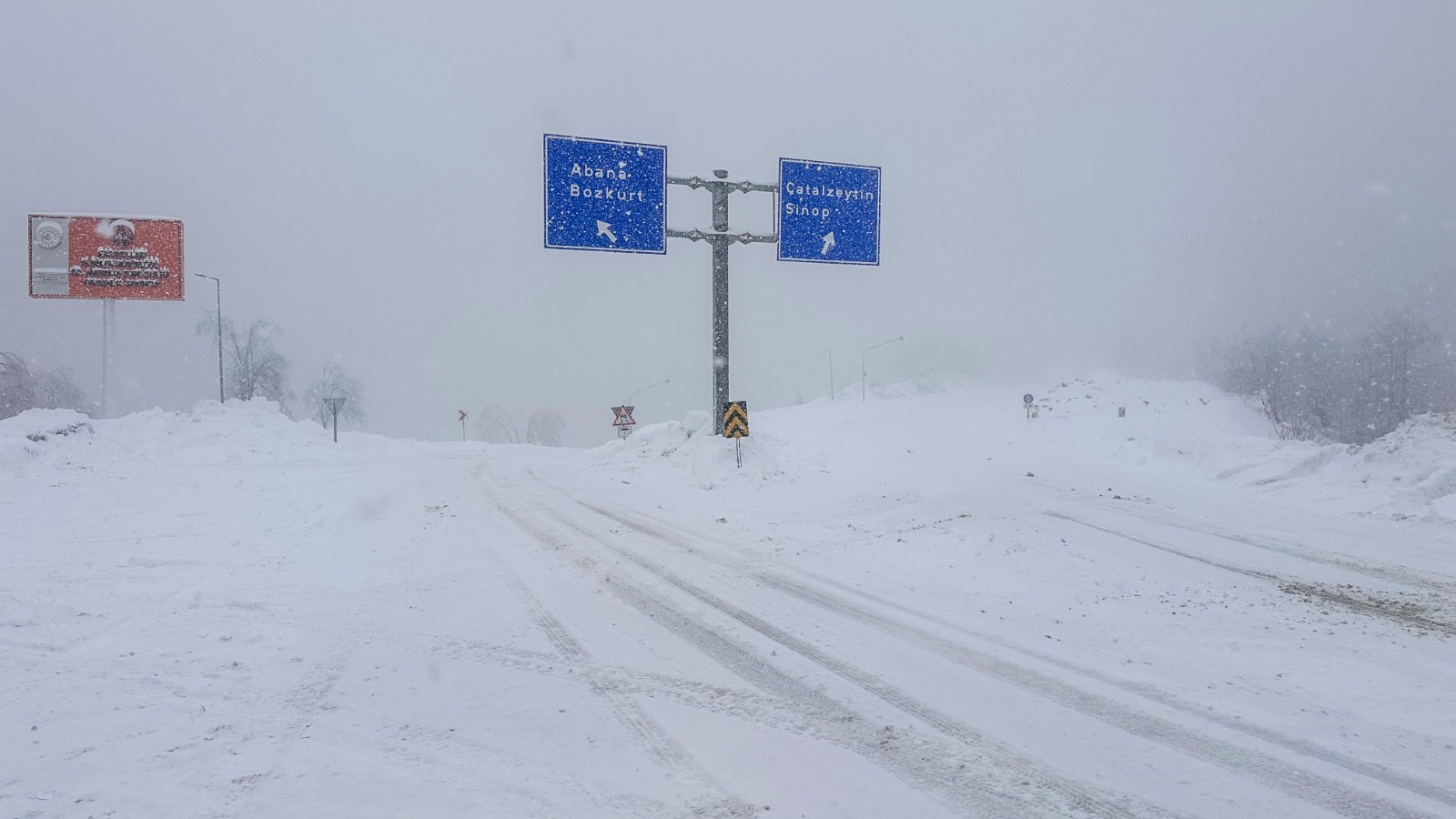 Kastamonu'nun Yüksek Kesimlerinde Kar Etkisini Artırdı 2