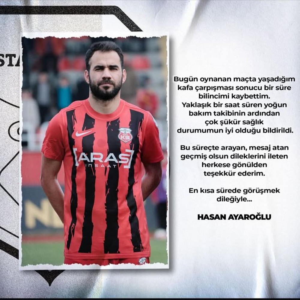 Kastamonuspor Hasan Ayaroğlu Sakatlıkla Ilgili Açıklama (2)