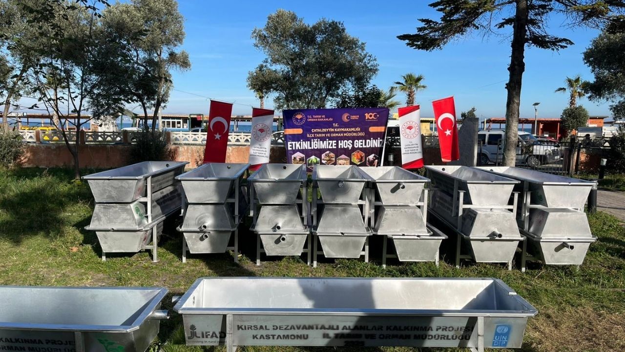 Kırsalda Üretim Güçleniyor Çatalzeytin’de Sıvatlar Dağıtıldı (2)