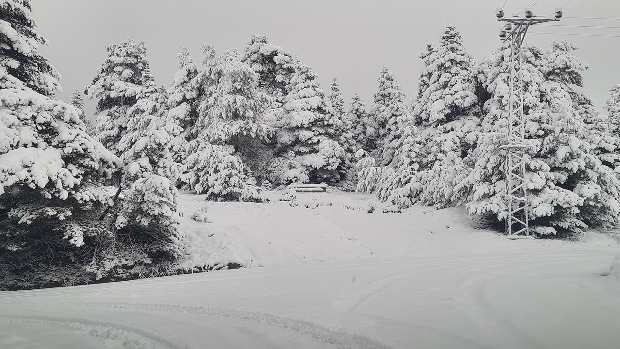 Kürede Kar Yağışı Kartpostallık Görüntü (11)