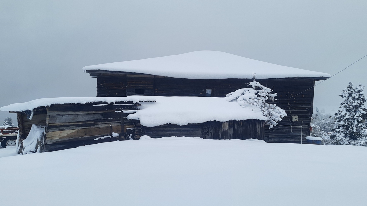 Kürede Kar Yağışı Kartpostallık Görüntü (7)