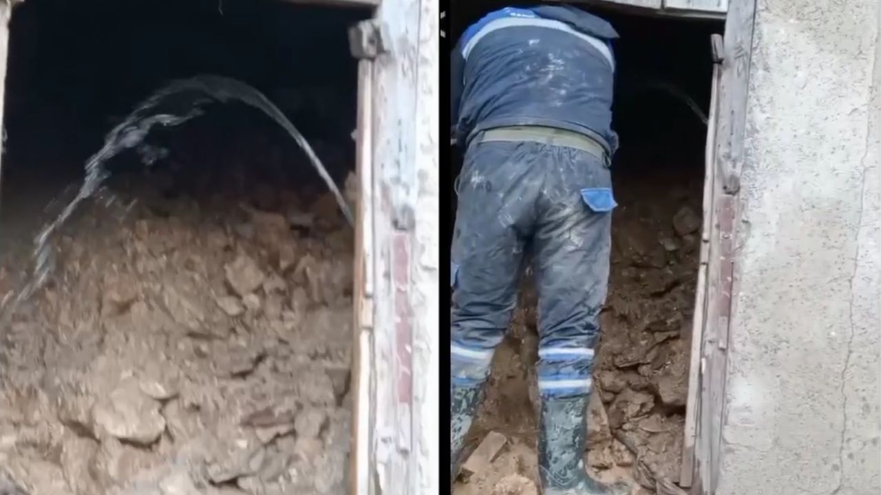 Su Hattı Patladı, Duvar Çöktü Kastamonu’da Ekipler Alarma Geçti (2)