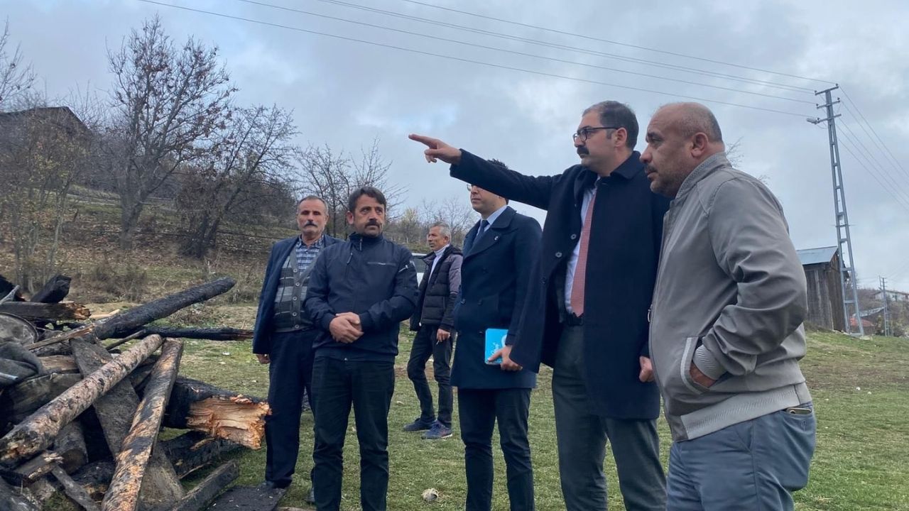 Taşköprü Kaymakamı Demirdağ Yangınzedeleri Ziyaret Etti ‘Süreci Yakından Takip Ediyoruz’ (3)