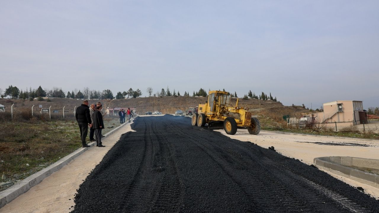 Taşköprü Yeni Kamyon Garajı Girişlerine Sıcak Asfalt (1)