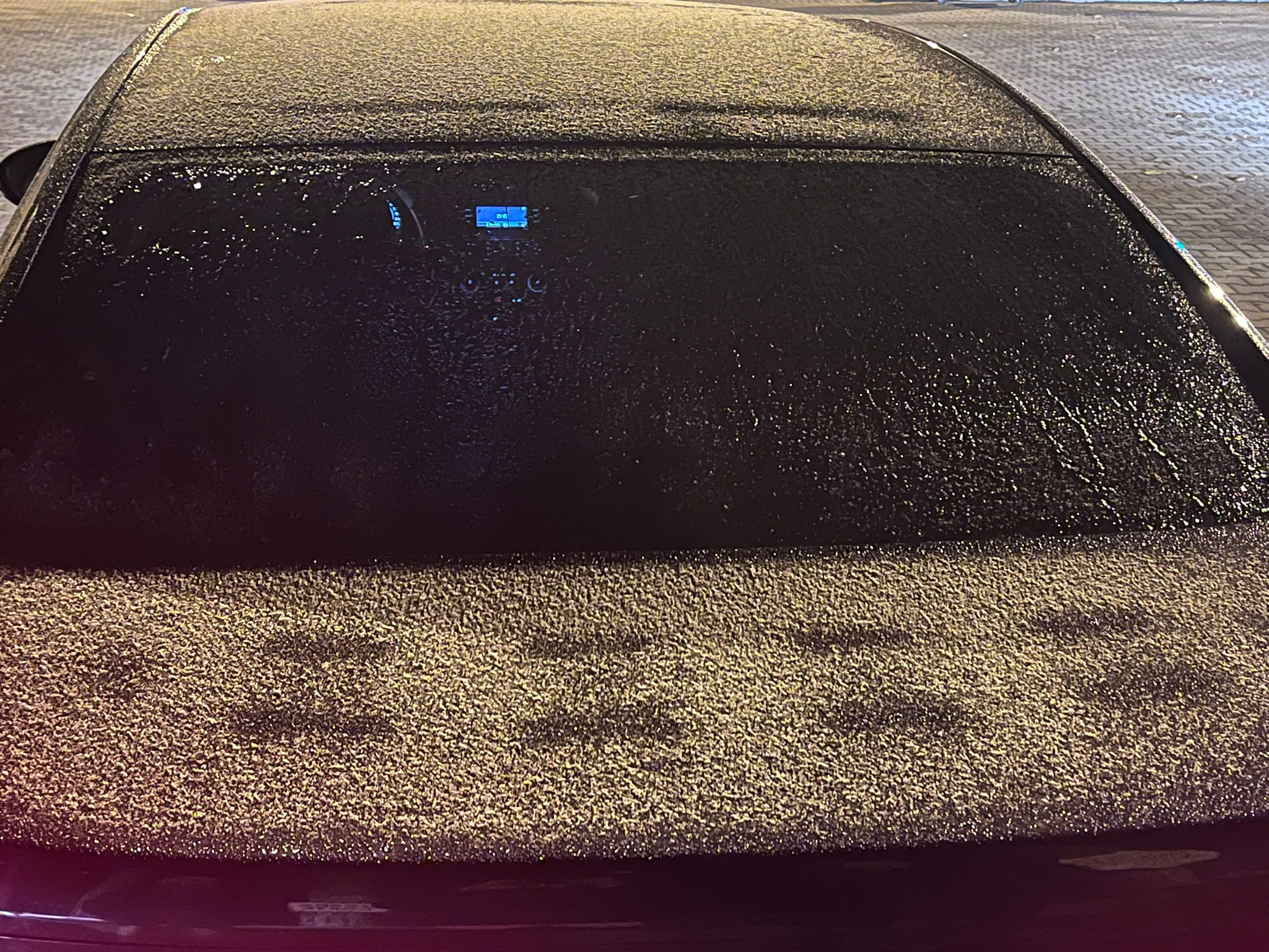 Taşköprü’de Gece Ayazı Etkili Oldu Araçlar Kırağıyla Kaplandı 4