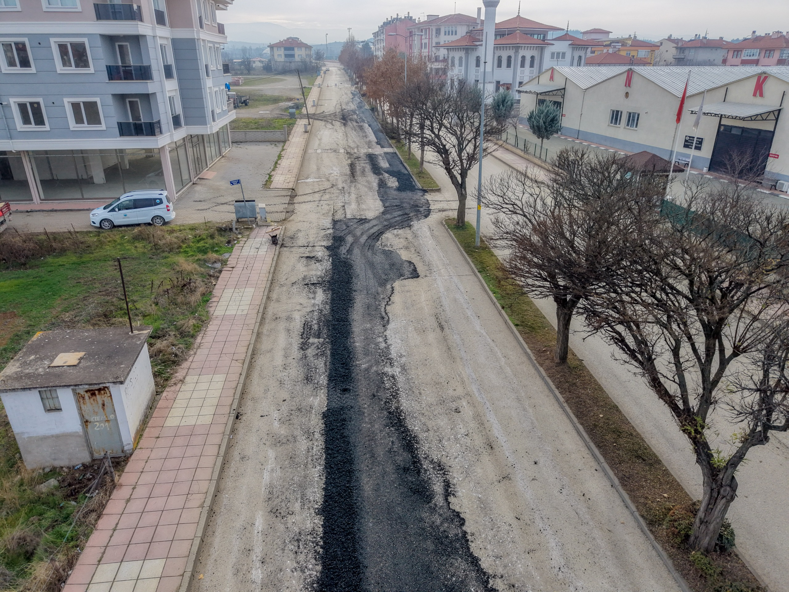 Taşköprü'de Konfor Artıyor Sıcak Asfalt Mesaisi Sürüyor 13