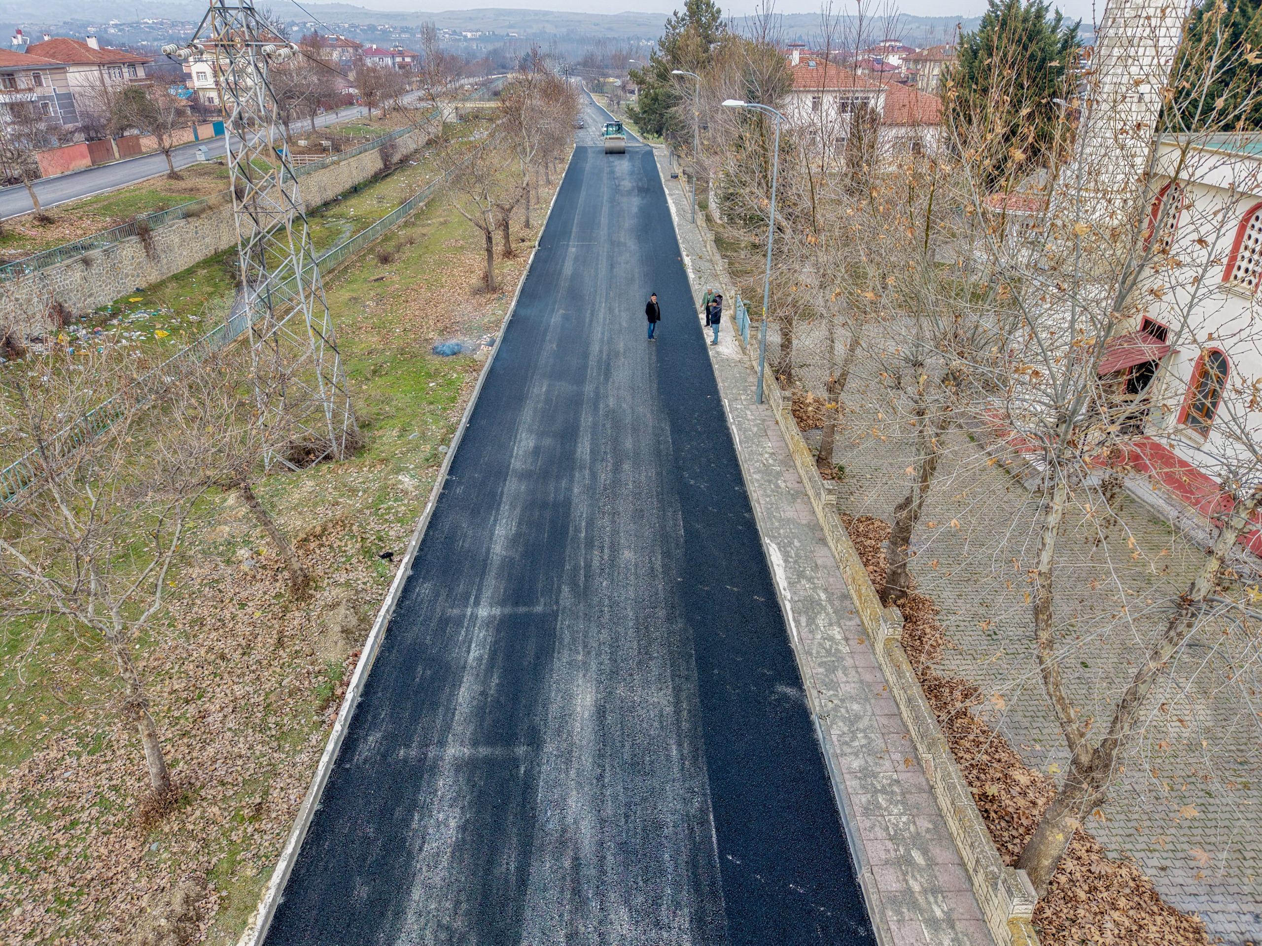 Taşköprü'de Konfor Artıyor Sıcak Asfalt Mesaisi Sürüyor 8