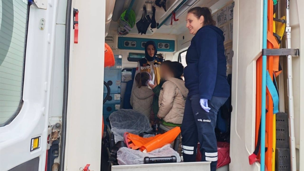 Taşköprü’de Minikler Ambulansı Tanıdı (2)