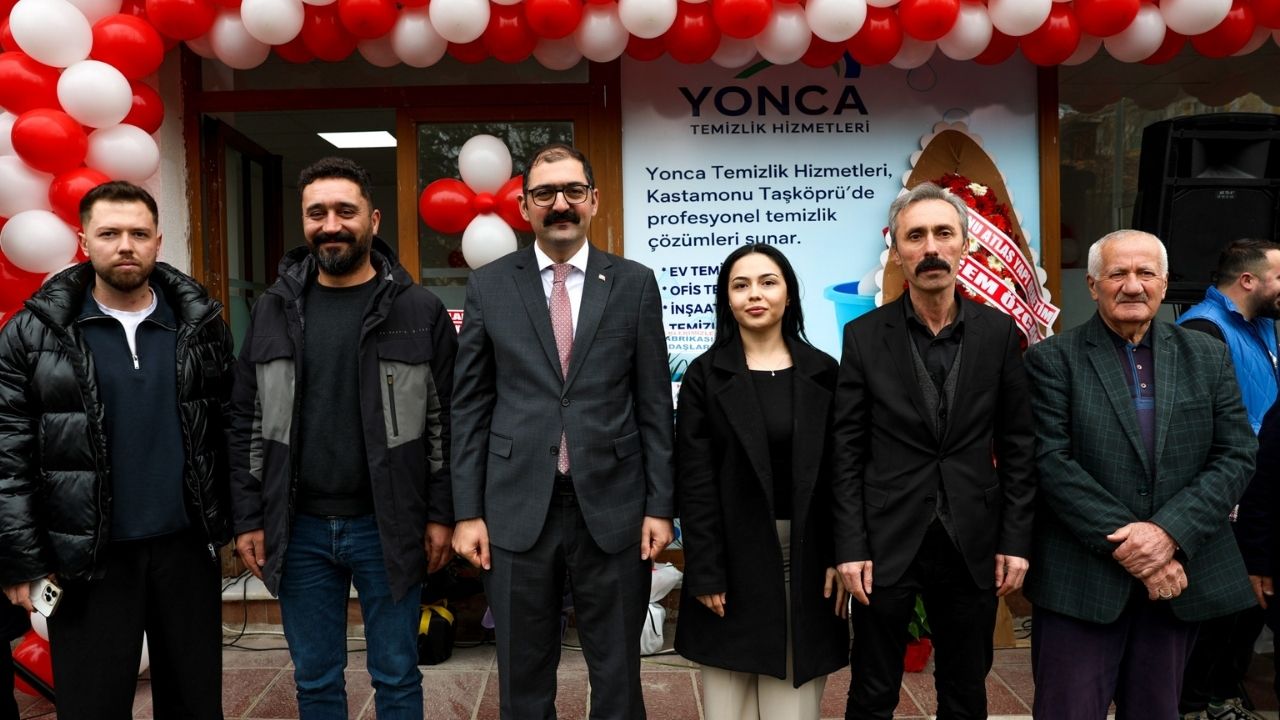 Taşköprü’de Yeni Hizmet Noktası Yonca Temizlik Açıldı (1)