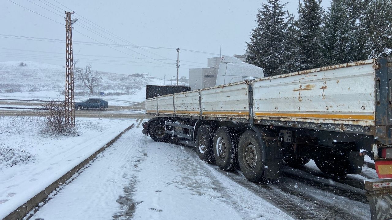 Taşköprü’de Yürekler Ağza Geldi Tır Kaydı (2)