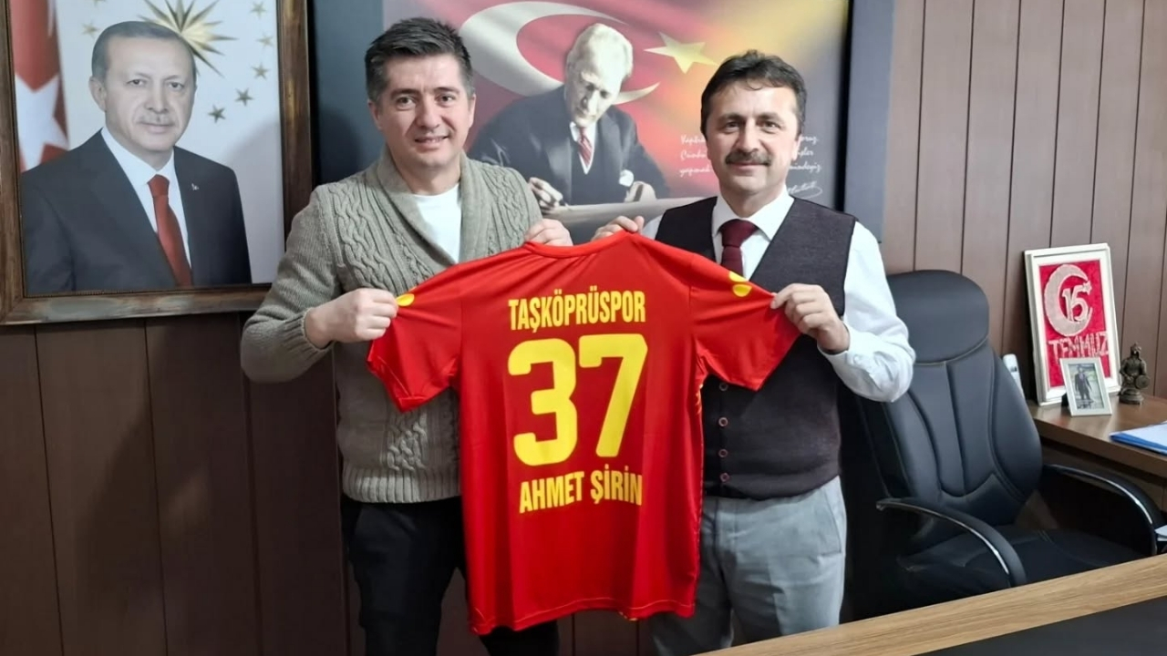 Taşköprüspor’dan İlçe Milli Eğitim Müdürüne Ziyaret (2)