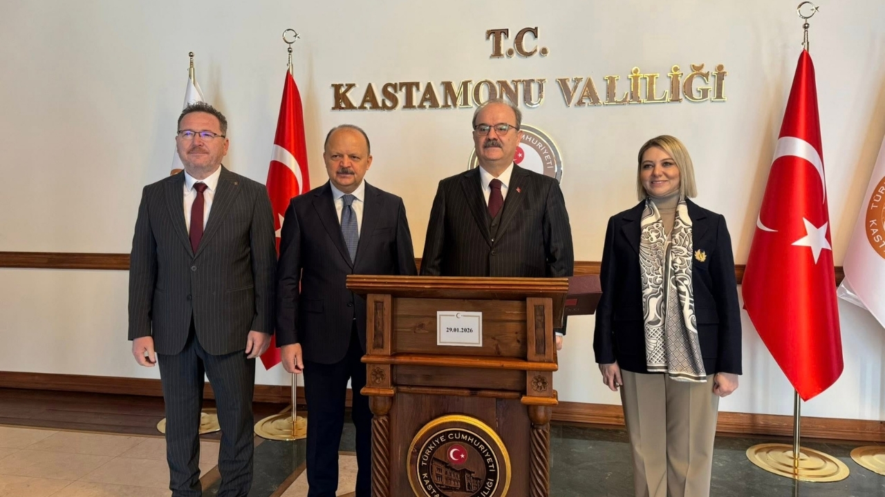 Bakan Yardımcısı Serdar Çam Kastamonu’da, Temaslar Valilikle Başladı (5)