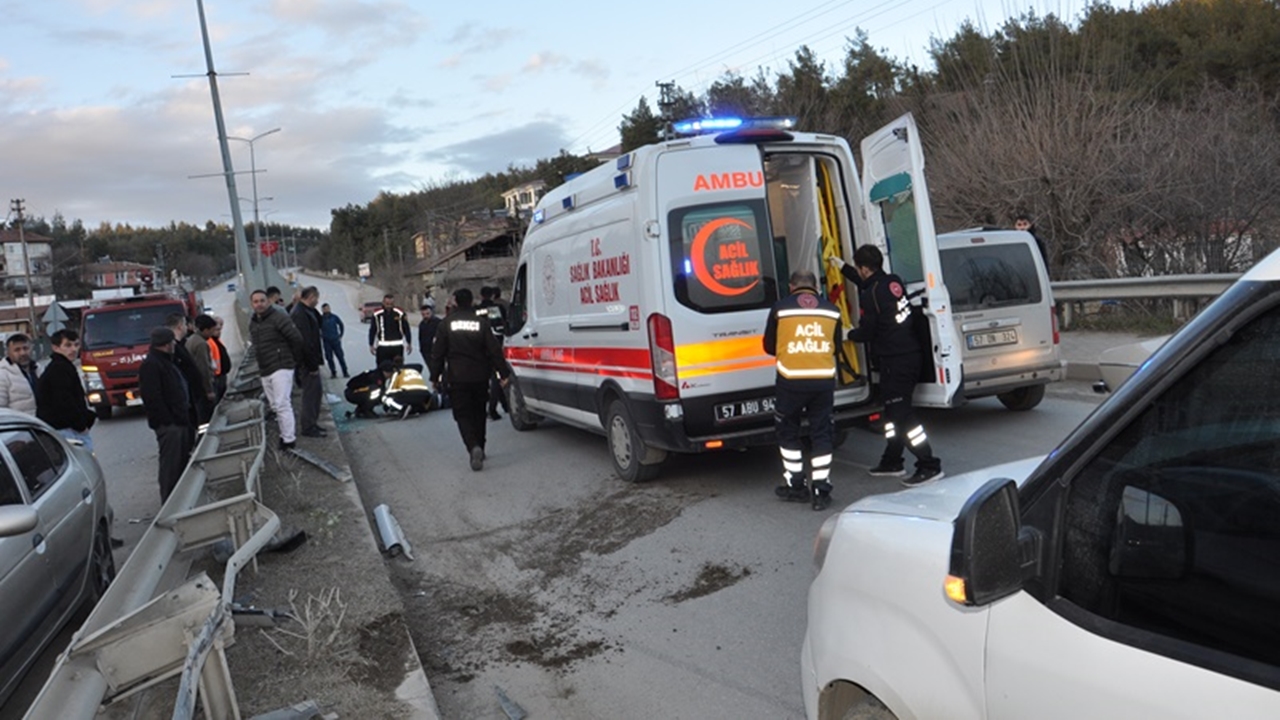 Boyabat Otomobil Takla Kaza (1)