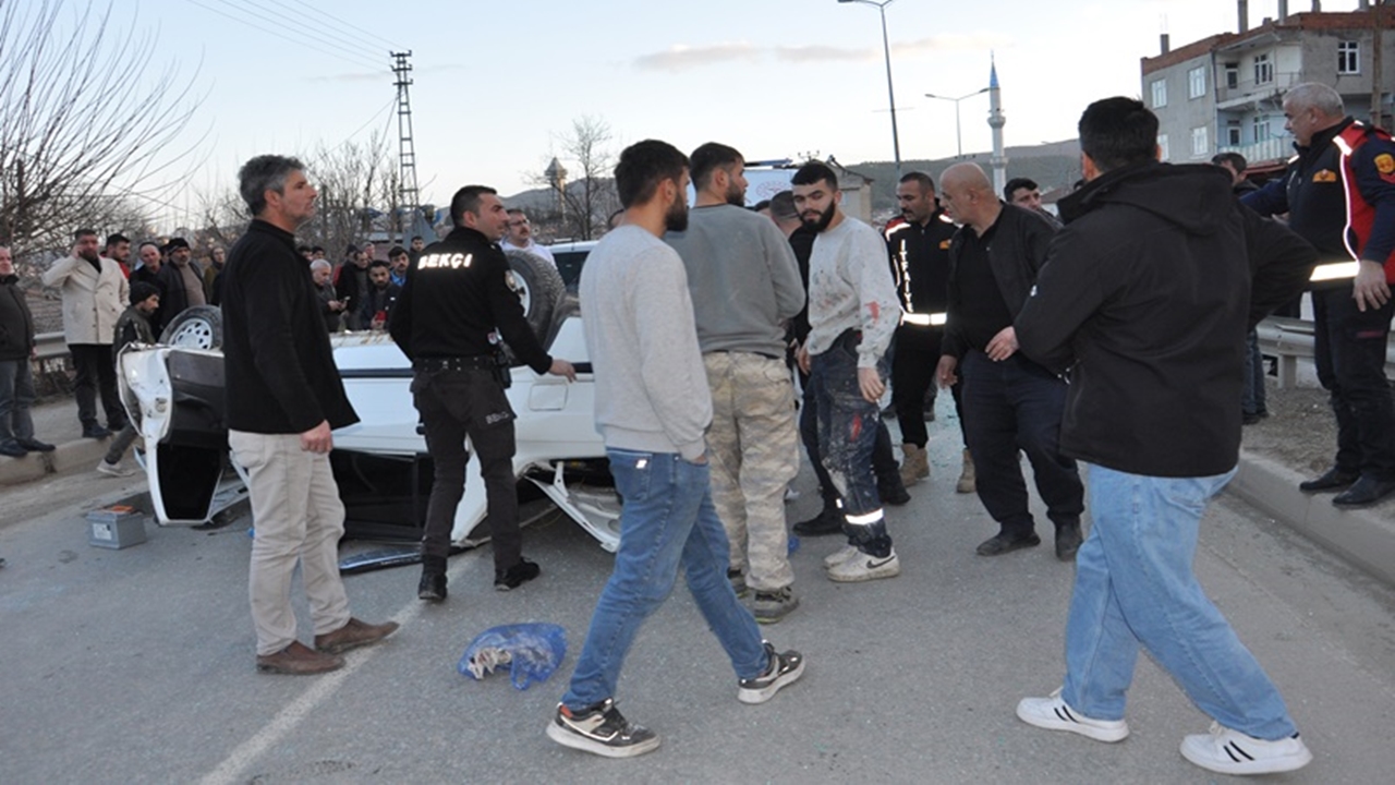 Boyabat Otomobil Takla Kaza (2)