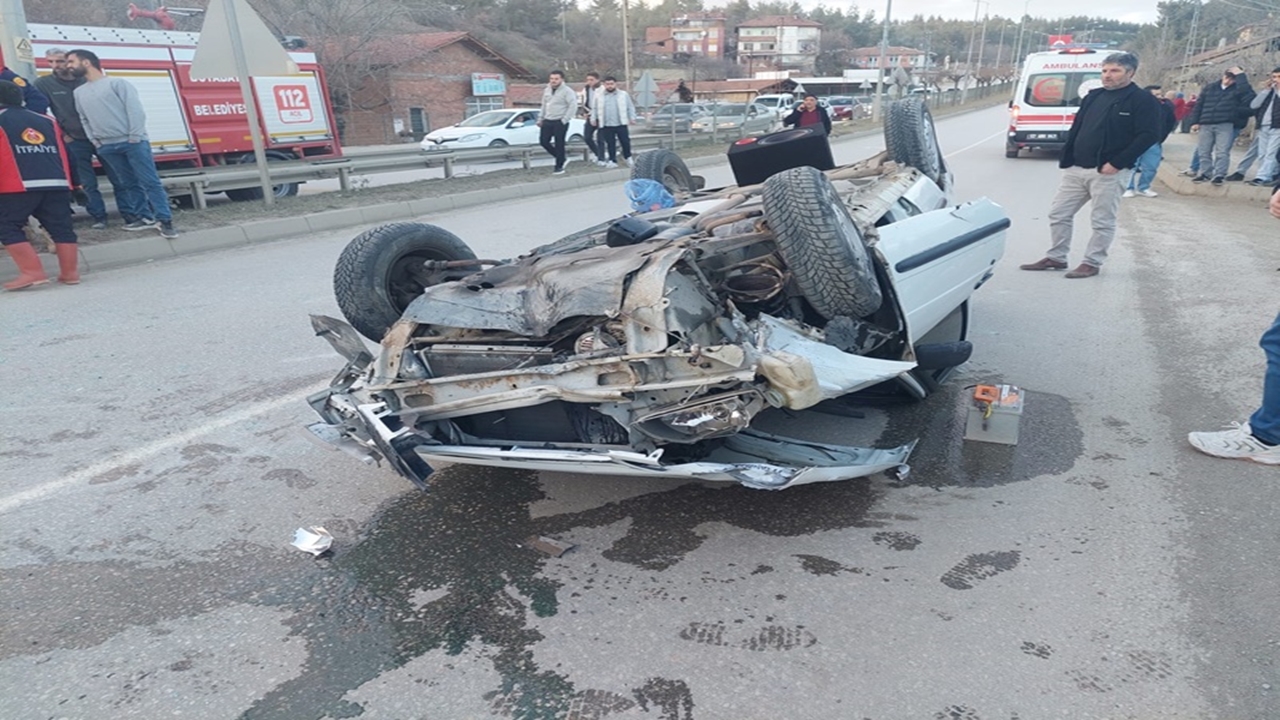 Boyabat Otomobil Takla Kaza (6)