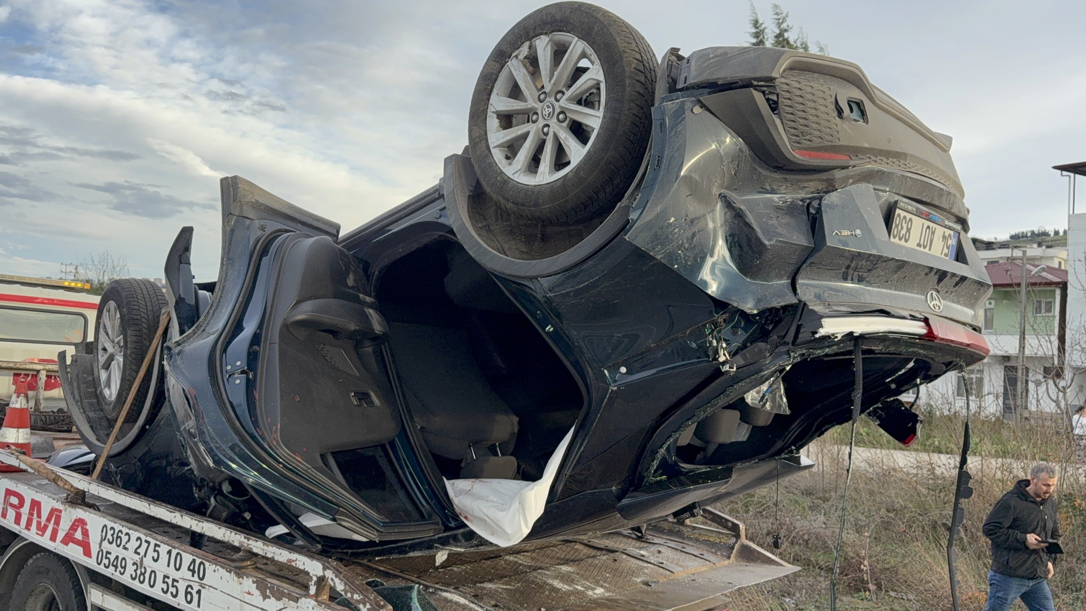 Cenazeden Dönüyorlardı Feci Kazada 4 Kişi Yaralandı! 48