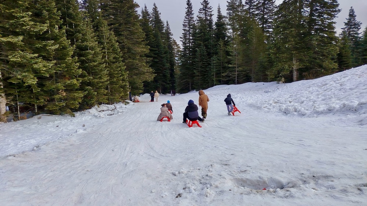 Çocuklar Ilgaz Dağı Kayak Eğlence (1)