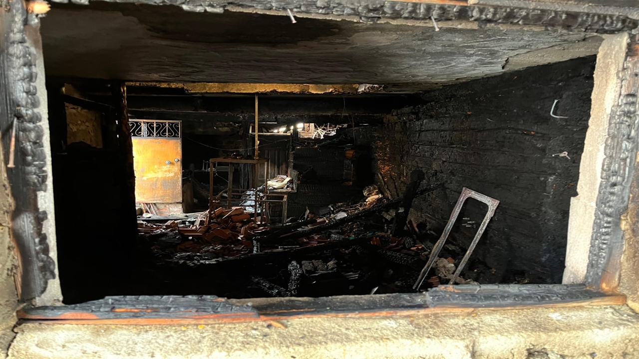 Devrekani Yangın Hayvan Telef Oldu (2)