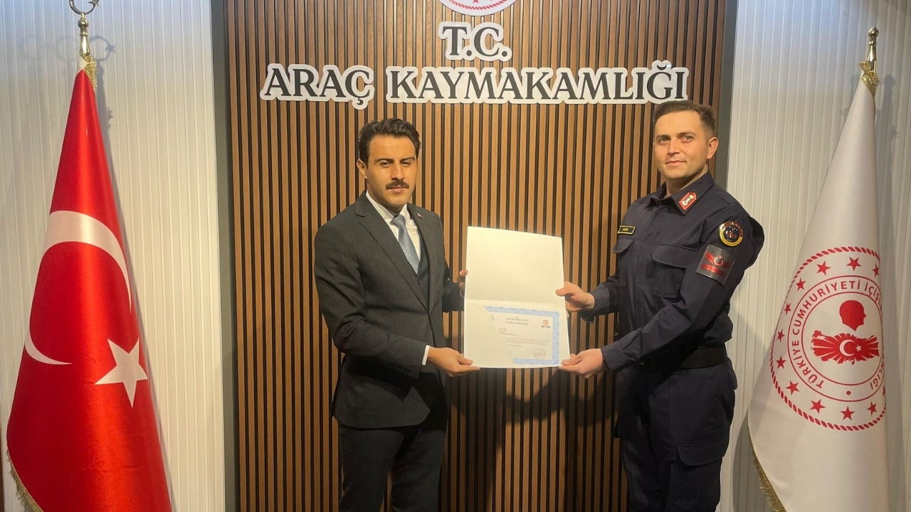 İlçenin Huzuru Için Görev Başındalar Araç’ta Jandarmaya Taltif (1)