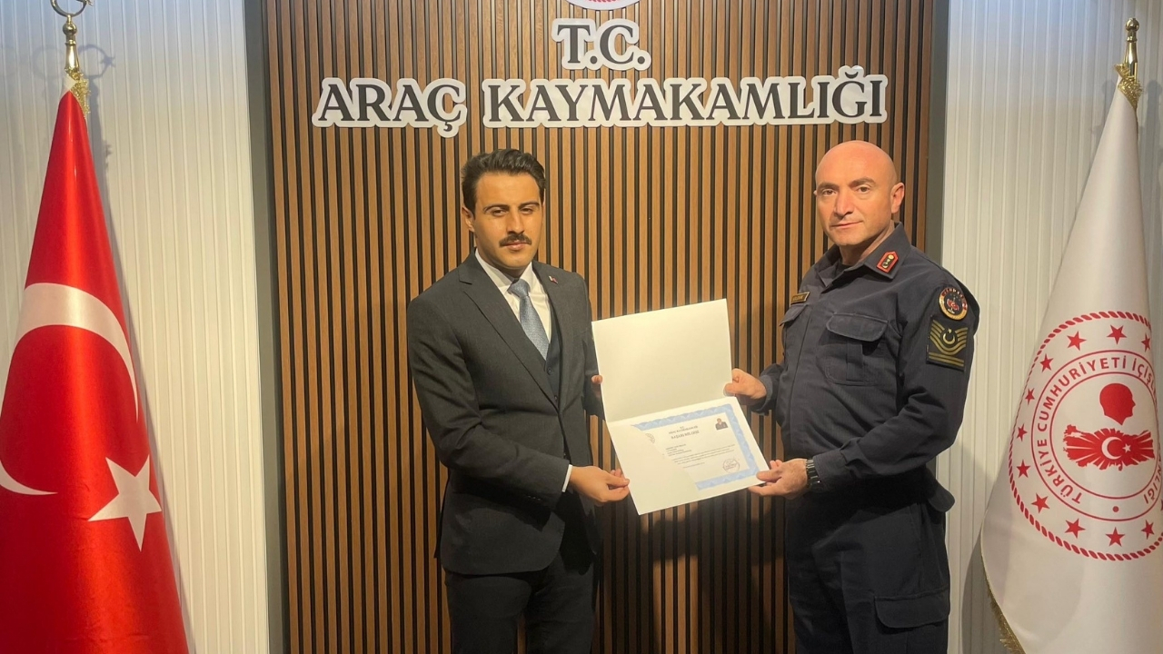 İlçenin Huzuru Için Görev Başındalar Araç’ta Jandarmaya Taltif (2)