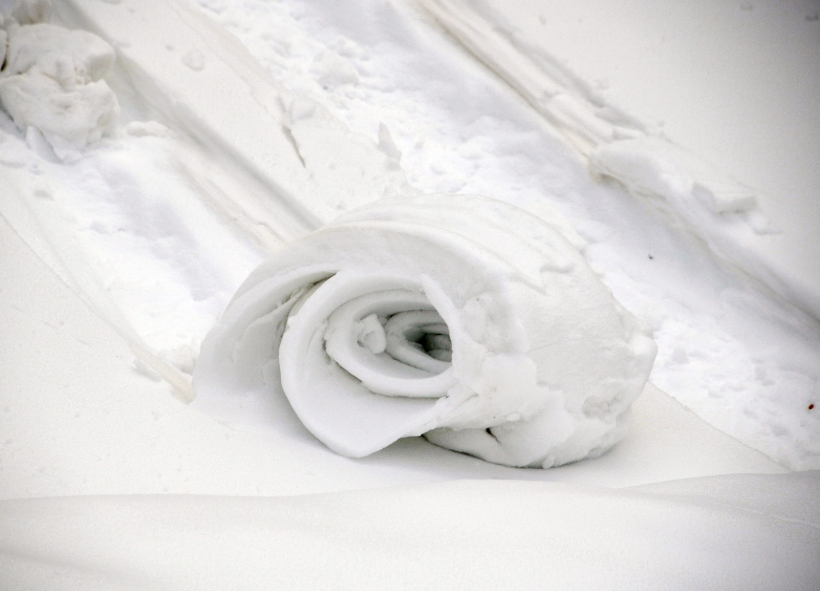 Ilgaz Dağı'nda Nadir Görülen Olay Kar Ruloları Oluştu 7