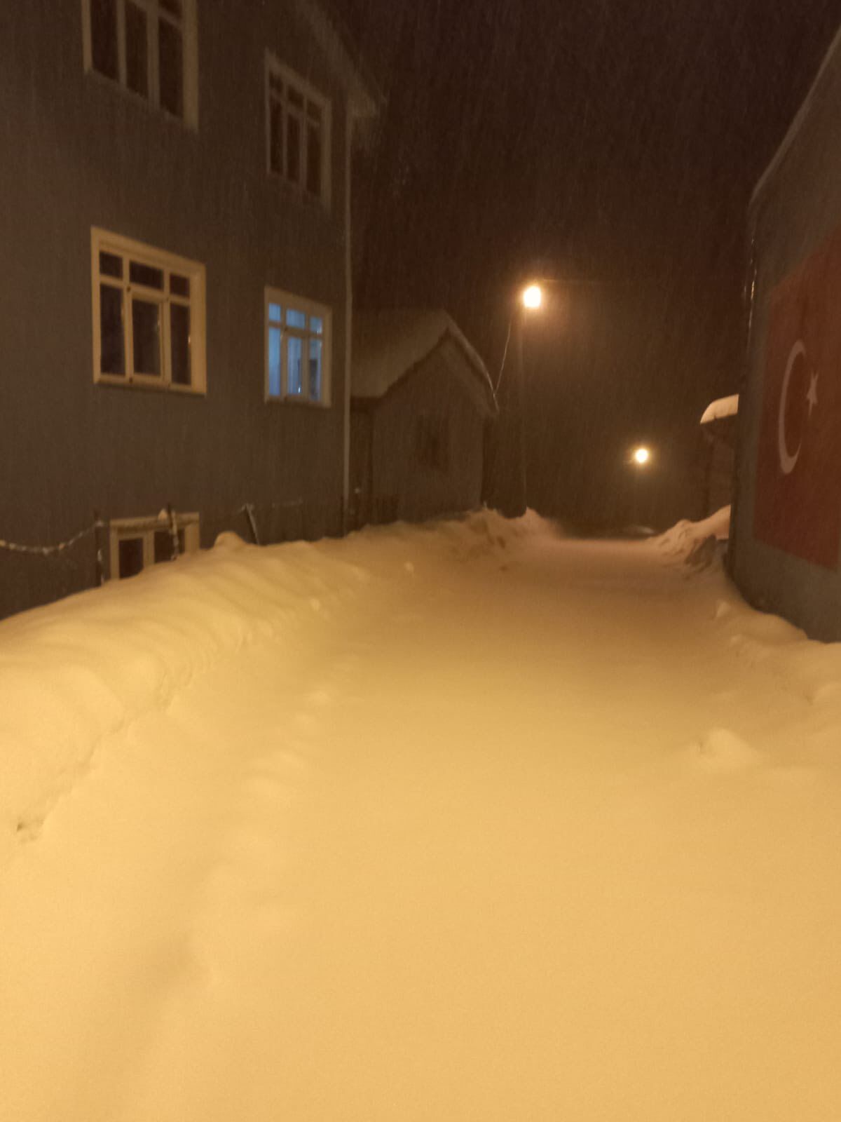 İnebolu Gökçevre Köyü Karla Kaplandı3