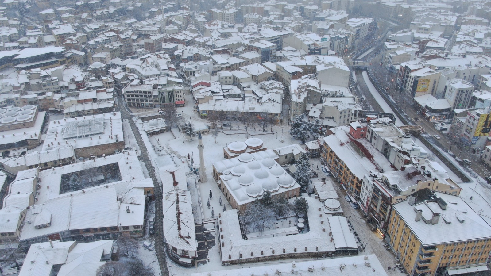 Kar Yağışı Kastamonu'yu Beyaza Bürüdü Barajlar Için Umut Oldu! 13