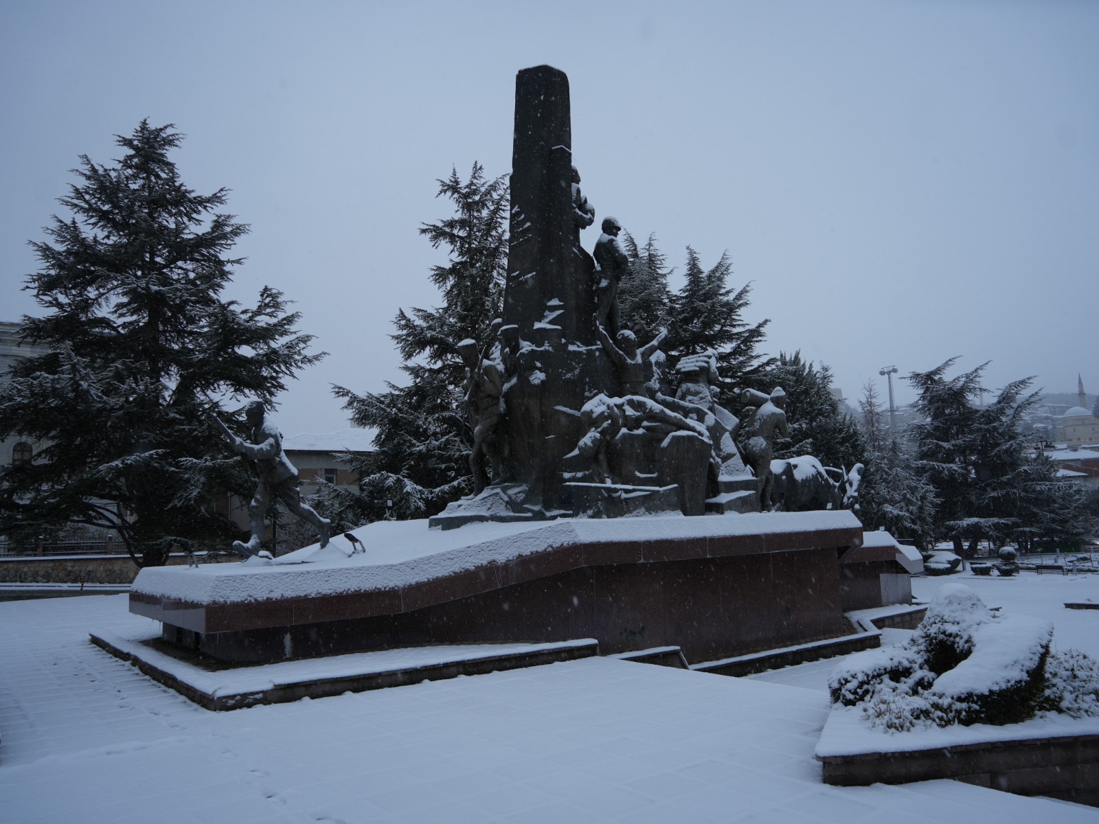 Kar Yağışı Kastamonu'yu Beyaza Bürüdü Barajlar Için Umut Oldu! 14