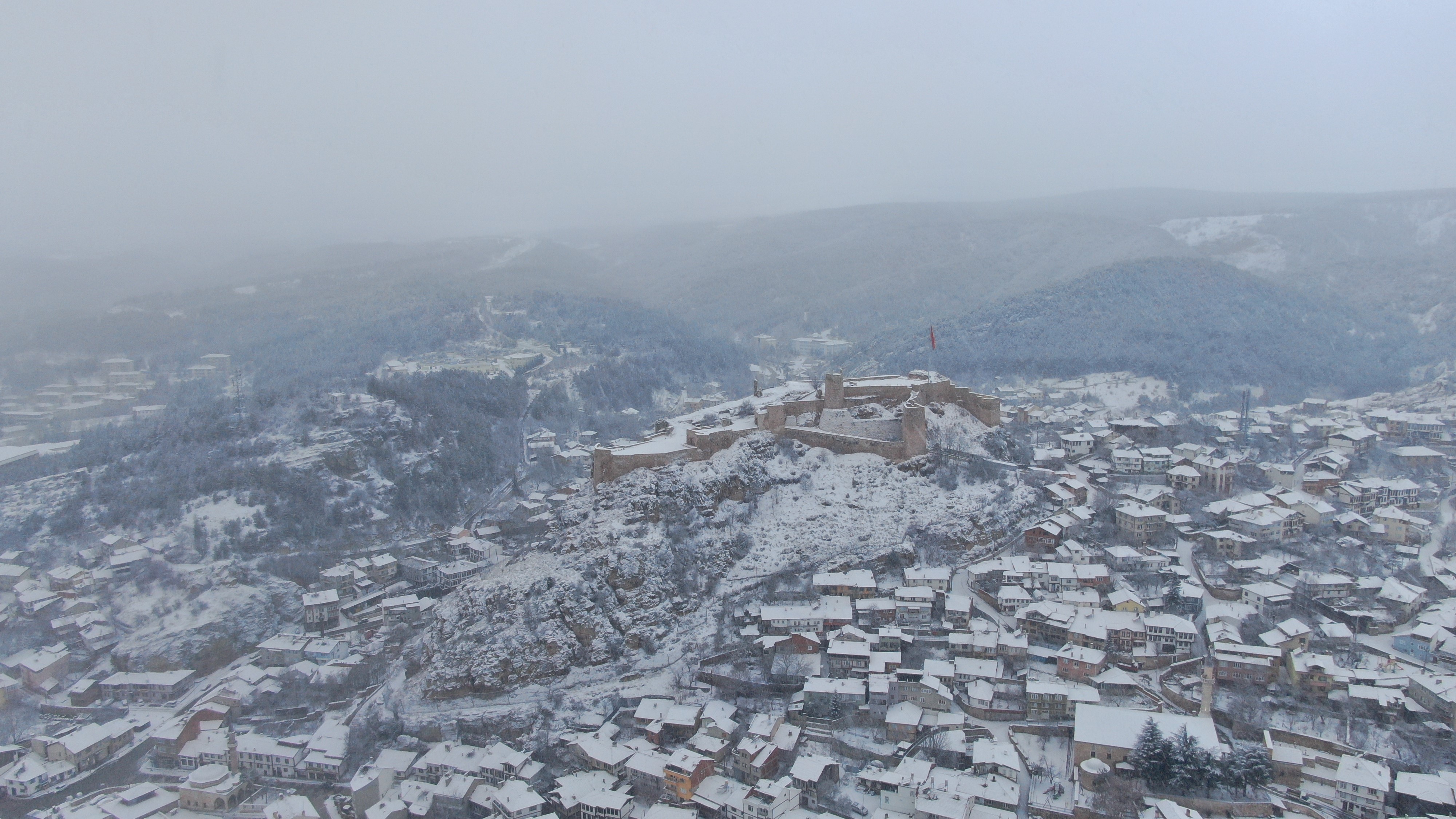 Kar Yağışı Kastamonu'yu Beyaza Bürüdü Barajlar Için Umut Oldu! 32